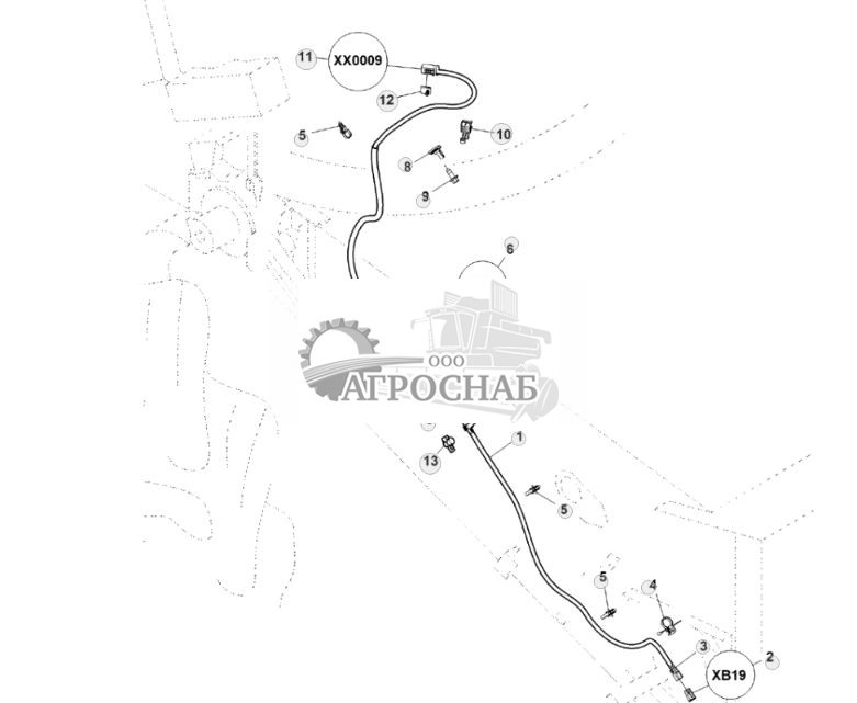 Жгут проводов наклонной камеры, боковой наклон, правый - ST827824 616.jpg